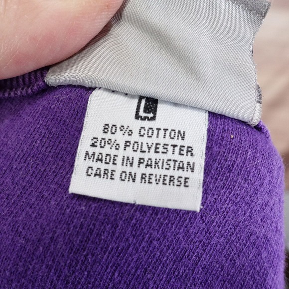 VINTAGE KANSAS STATE K-STATE WILDCATS EMBROIDERED CREW NECK SWEATSHIRT SZ L - Picture 9 of 9